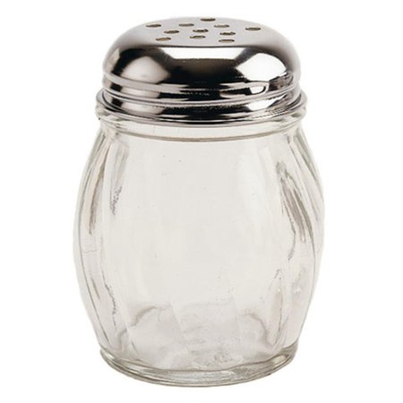 CRESTWARE 6 oz Swirl Cheese Shaker with Perforated Lid SHKR04SP